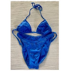 STRING BIKINI BLUE